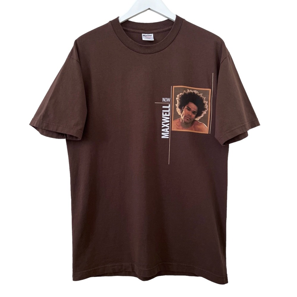 Vintage 2000 Maxwell 'Now' Album Promo Shirt - Men's Large R&B